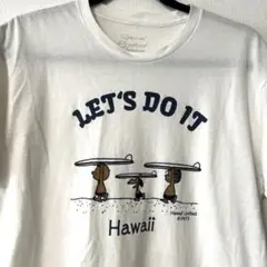 ハワイ日焼けスヌーピー半袖Tシャツ メンズM