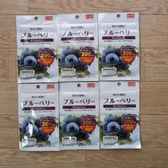 ブルーベリー サプリメント 6袋 日本製