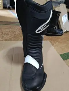 Alpinestars レーシングブーツ 黒/白 SMX-S 25cm