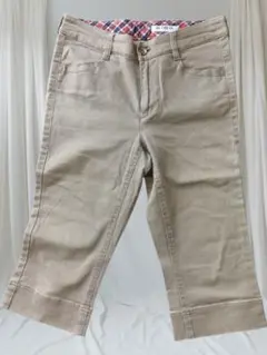 CA C'EST CA ベージュ クロップドパンツ　Mサイズ