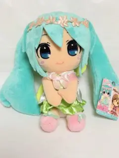 初音ミク　ぬいぐるみシリーズ　ミク&メイコ　タグ付