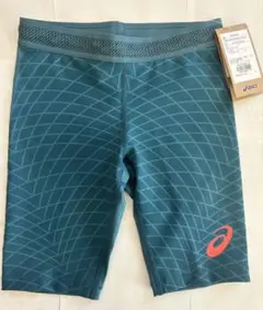 【新品未使用】ASICS MMS スピードミドルタイツ S アトランティスブルー
