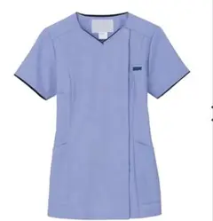 【美品】ZIP SCRUB FOLK レディスジップスクラブ size S