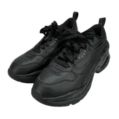 美品 PUMA シリア ウェッジ スニーカー 厚底 黒 ブラック