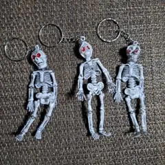 骸骨　お化け　キーホルダー　ハロウィン