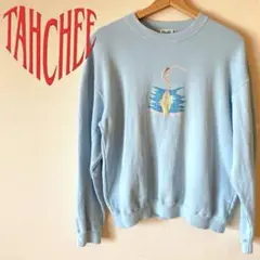 【即日発送】TAHCHEE ヴィンテージ トレーナー サックス　M