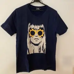 HYSTERIC GLAMOUR ネイビー Tシャツ M