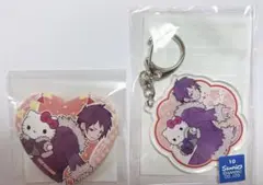 デュラララ!!×2 折原臨也生誕祭2025 サンリオ　缶バッジ　ハローキティ