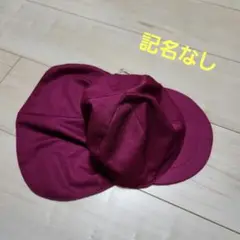 【フレーベル館】たれつき帽子 紫 記名なし