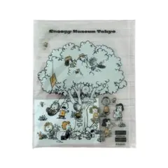 SNOOPY MUSEUM クリアステッカー ツリー