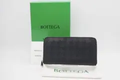 BOTTEGA VENETA ラウンドファスナー長財布 マキシイントレチャート