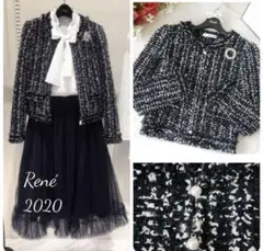 極美品♡ルネ♡ニットツイードジャケット