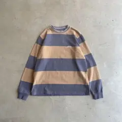 STUSSY Moore Stripe L/S Crew ボーダー サーマルT