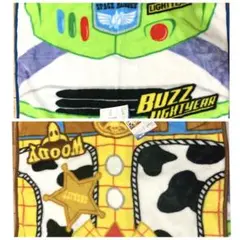トイストーリー ウッディ バズ ひざ掛け ブランケット