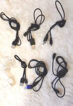 Micro USBケーブル 7本セット TypeB