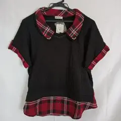 axes femme シャツレイヤード　トップス　新品未使用品 札付き
