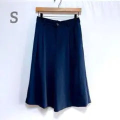 ユニクロ　キュロットスカートパンツ　さらさら　無地　シンプル　清潔感　Sサイズ