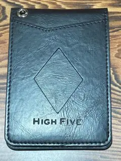 【HIGH FIVE】パスケース 二つ折り 定期入れ 免許書入れ カードポケット