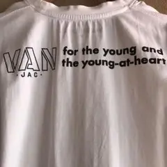 VAN・JAC前面刺繍裏面プリントTシャツ