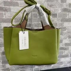 16★SALE★FIRANO グリーン ハンドバッグ