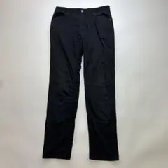 メンズ　ストレッチ　ブラック　スリム　チノパン　JUN W78