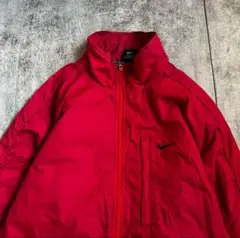 archive nike nylon jacket y2k red