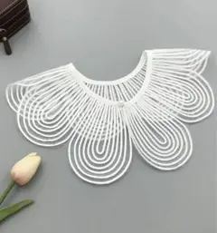 【新品未使用】つけ襟 レース刺繍