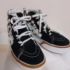 VANS チェック柄 ハイカットスニーカー