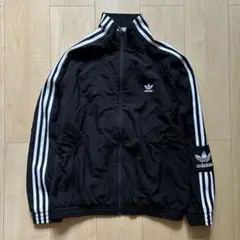 adidas ストライプ ナイロンジャケット