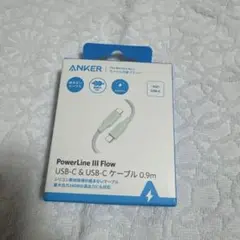 新品未使用品　ANKER PowerLine III Flow USB-Cケ