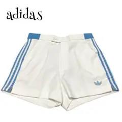【希少】adidas アディダス☆70s デサント ショートパンツ スリーライン