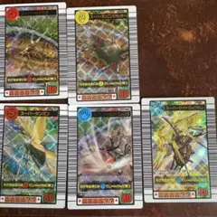 ムシキング カード5枚セット スーパーわざカード
