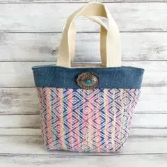 no.255 ハンドメイド トートバッグ ネイティブ