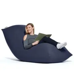 新品　Yogibo MAXネイビーブルー　ビーズクッション カバー