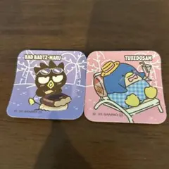 サンリオ ステッカーセット バッドバッツマル タキシードサム