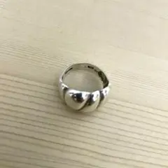 シルバー ボリュームリング　12号相当　メンズ　レディース兼用　シルバー925
