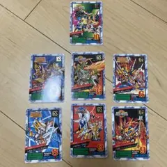 ガンダムカード　7枚セット　太陽の戦神機　カードダス　1995年物