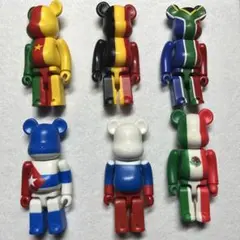ベアブリック　BE@RBRICK 国旗デザイン 6体セット
