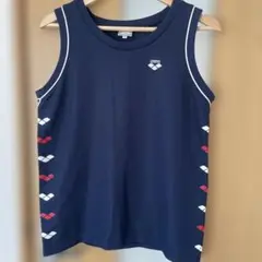 arena タンクトップ S ネイビー