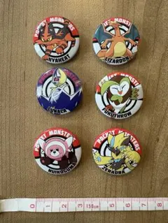 ポケットモンスターキャラクター缶バッジ 6個セット