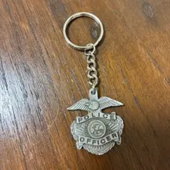 警察官 バッジ キーホルダー