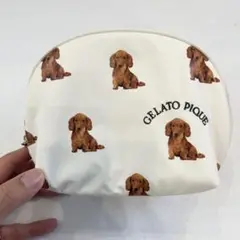 【GELATO PIQUE 】ダックス柄ポーチ