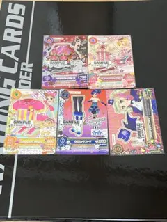 アイカツ第3弾サンプルカード 5枚コンプリートセット！ カードダスドットコム 公式サイト | 商品情報 - データ