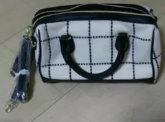 ROPE'PICNIC ロペピクニック ショルダーバッグ バッグ 格子柄 白黒