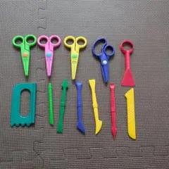 粘土ヘラ　プラスチックハサミ