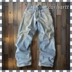 Carhartt カーハート 裏地あり ダメージデニムジーンズ W35