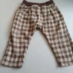 チェック柄パンツ　95cm
