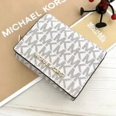 ★新品 MICHAEL KORS マイケルコース 折り財布 ワインレッド