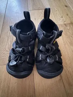 【美品】KEEN キッズサンダル ブラック