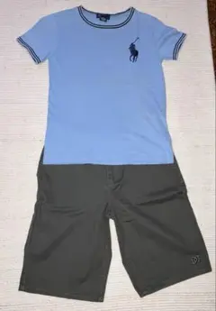 ビッグポニーラルフＴシャツ120 &新品パンツ